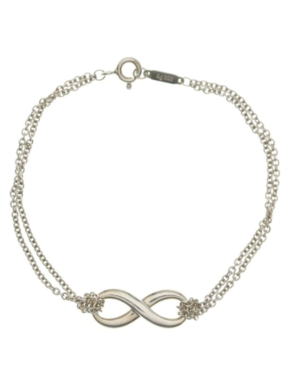 Tiffany & Co Infinity Double Chain Bracelet